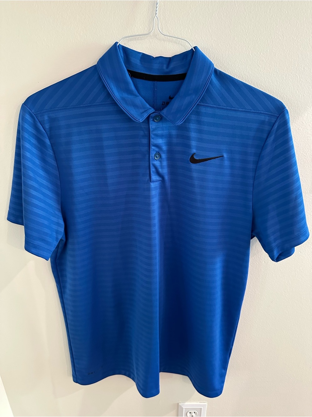 Nike Men's Blue Dri-FIT Polo Shirt